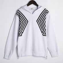 Load image into Gallery viewer, Loose Hooded Sweatshirt Casual Unisex Kpop Exo Hoodie Cobweb Printed Moleton Feminino Exo Side Zipper Lunhan Street Sudaderas