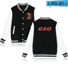 Load image into Gallery viewer, WEJNXIN EXO Kpop Baseball Jacket Women Men DONT MESS UP MY TEMPO Sweatshirts