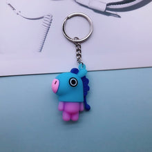 Load image into Gallery viewer, New 8 Styles Kpop Key chains Key Rings Kpop Suga Jimin J Hope Jin Rap Monster Jungkook V Pendant Keychains For Bags Gifts Ds