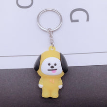 Load image into Gallery viewer, New 8 Styles Kpop Key chains Key Rings Kpop Suga Jimin J Hope Jin Rap Monster Jungkook V Pendant Keychains For Bags Gifts Ds
