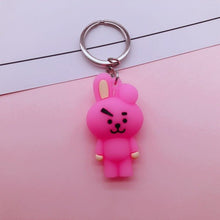 Load image into Gallery viewer, New 8 Styles Kpop Key chains Key Rings Kpop Suga Jimin J Hope Jin Rap Monster Jungkook V Pendant Keychains For Bags Gifts Ds