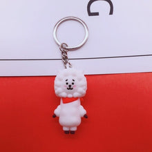Load image into Gallery viewer, New 8 Styles Kpop Key chains Key Rings Kpop Suga Jimin J Hope Jin Rap Monster Jungkook V Pendant Keychains For Bags Gifts Ds
