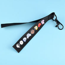 Load image into Gallery viewer, New Kpop Figure Cell Phone Lanyard Keychains Tata Jimin Cooky Mang Chimmy Koya Lanyard Key Pendants Gifts For Kpop Fans Ds