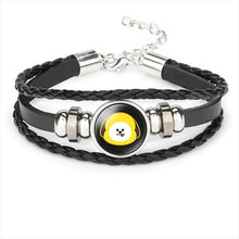 Load image into Gallery viewer, 15 Styles Kpop Leather Bracelets Men And Women Kpop Suga Tata Jimin Mang J Hope Bracelets Accessories Gifts Toys Ds