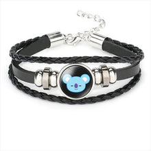 Load image into Gallery viewer, 15 Styles Kpop Leather Bracelets Men And Women Kpop Suga Tata Jimin Mang J Hope Bracelets Accessories Gifts Toys Ds
