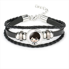 Load image into Gallery viewer, 15 Styles Kpop Leather Bracelets Men And Women Kpop Suga Tata Jimin Mang J Hope Bracelets Accessories Gifts Toys Ds