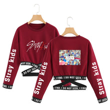 Load image into Gallery viewer, Stray Kids Crop Tops Harajuku Korean Style Women