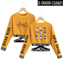 Load image into Gallery viewer, Stray Kids Crop Tops Harajuku Korean Style Women