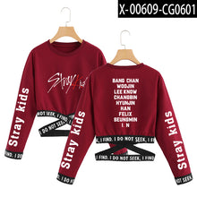 Load image into Gallery viewer, Stray Kids Crop Tops Harajuku Korean Style Women