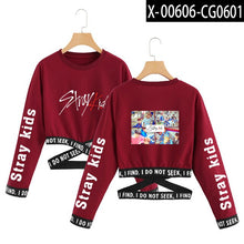 Load image into Gallery viewer, Stray Kids Crop Tops Harajuku Korean Style Women