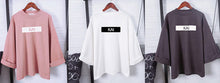 Load image into Gallery viewer, Kpop EXO Sweatshirt Women Pullover Jumper Baekhyun Chanyeol KAI LAY TAO  batwing sleeve Sweatshirt