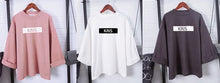 Load image into Gallery viewer, Kpop EXO Sweatshirt Women Pullover Jumper Baekhyun Chanyeol KAI LAY TAO  batwing sleeve Sweatshirt