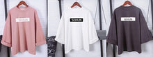 Load image into Gallery viewer, Kpop EXO Sweatshirt Women Pullover Jumper Baekhyun Chanyeol KAI LAY TAO  batwing sleeve Sweatshirt