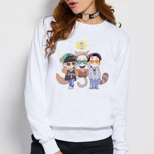 Load image into Gallery viewer, Exo hoodies women k pop EXO THE WAR cartoon printing  Sweatshirt