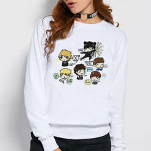 Load image into Gallery viewer, Exo hoodies women k pop EXO THE WAR cartoon printing  Sweatshirt