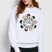 Load image into Gallery viewer, Exo hoodies women k pop EXO THE WAR cartoon printing  Sweatshirt