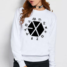 Load image into Gallery viewer, Exo hoodies women k pop EXO THE WAR cartoon printing  Sweatshirt