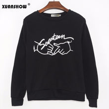 Load image into Gallery viewer, Autumn New Arrival kpop seventeen printing o neck sweatshirt