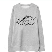 Load image into Gallery viewer, Autumn New Arrival kpop seventeen printing o neck sweatshirt
