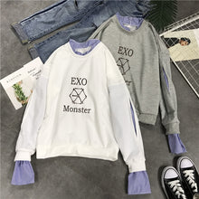 Load image into Gallery viewer, Women Sweatshirts Autumn Letters Printed Kpop EXO