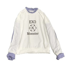 Load image into Gallery viewer, Women Sweatshirts Autumn Letters Printed Kpop EXO