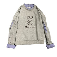 Load image into Gallery viewer, Women Sweatshirts Autumn Letters Printed Kpop EXO