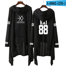 Load image into Gallery viewer, Kpop EXO New Fashion Korean EXO DO LAY SE HUN KAI SING FOR YOU EXO Hoodies Long skirt women Harajuku Sweatshirts Girls Pullovers
