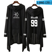 Load image into Gallery viewer, Kpop EXO New Fashion Korean EXO DO LAY SE HUN KAI SING FOR YOU EXO Hoodies Long skirt women Harajuku Sweatshirts Girls Pullovers