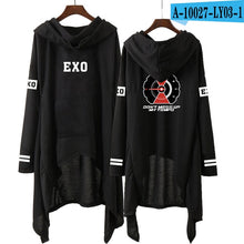 Load image into Gallery viewer, Kpop EXO New Fashion Korean EXO DO LAY SE HUN KAI SING FOR YOU EXO Hoodies Long skirt women Harajuku Sweatshirts Girls Pullovers