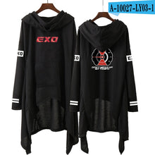 Load image into Gallery viewer, Kpop EXO New Fashion Korean EXO DO LAY SE HUN KAI SING FOR YOU EXO Hoodies Long skirt women Harajuku Sweatshirts Girls Pullovers