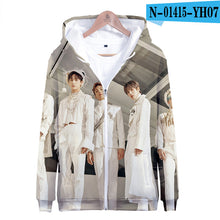 Load image into Gallery viewer, Monsta X 3D Printed Zipper Hoodies Women/Men Streetwear Clothes