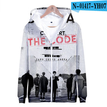 Load image into Gallery viewer, Monsta X 3D Printed Zipper Hoodies Women/Men Streetwear Clothes