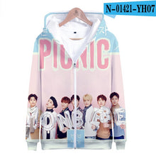 Load image into Gallery viewer, Monsta X 3D Printed Zipper Hoodies Women/Men Streetwear Clothes