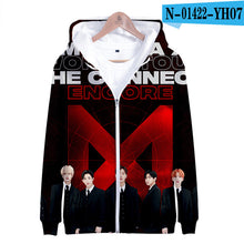 Load image into Gallery viewer, Monsta X 3D Printed Zipper Hoodies Women/Men Streetwear Clothes