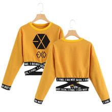 Load image into Gallery viewer, Exo Crop Top Sweatshirt Spring