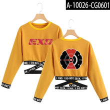 Load image into Gallery viewer, Exo Crop Top Sweatshirt Spring