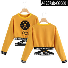 Load image into Gallery viewer, Exo Crop Top Sweatshirt Spring