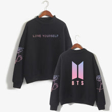 Load image into Gallery viewer, Kpop Love Yourself Women Turtleneck Hoodies Sweatshirts