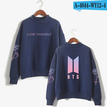 Load image into Gallery viewer, Kpop Love Yourself Women Turtleneck Hoodies Sweatshirts