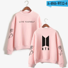Load image into Gallery viewer, Kpop Love Yourself Women Turtleneck Hoodies Sweatshirts